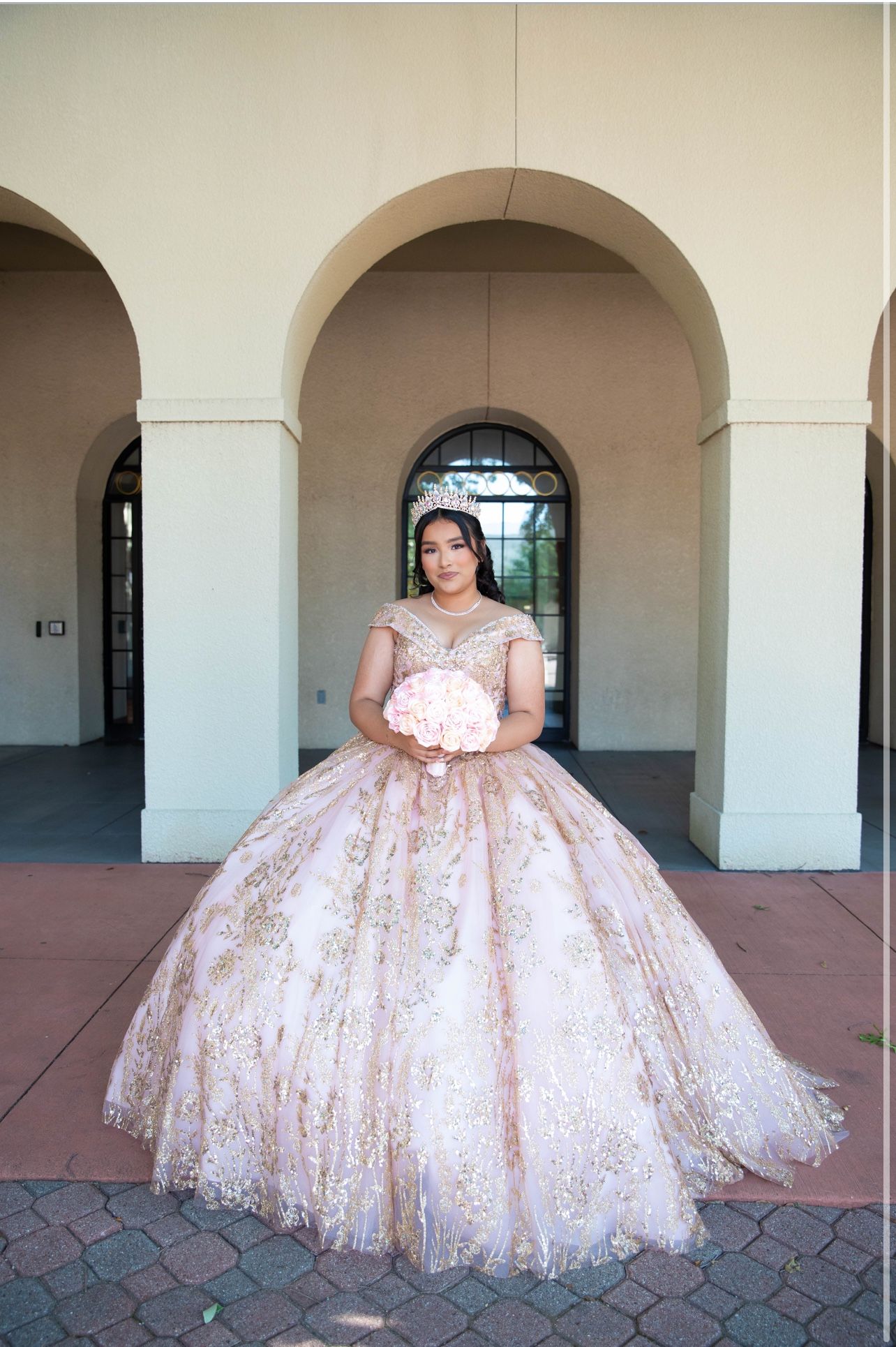 Rose Gold Quince Dress