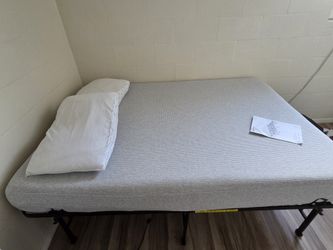 Full sized mattress and frame