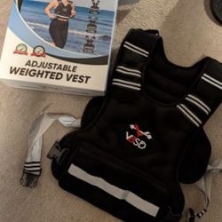 Brand New Adjustable Weighted West  11lbs-20lbs