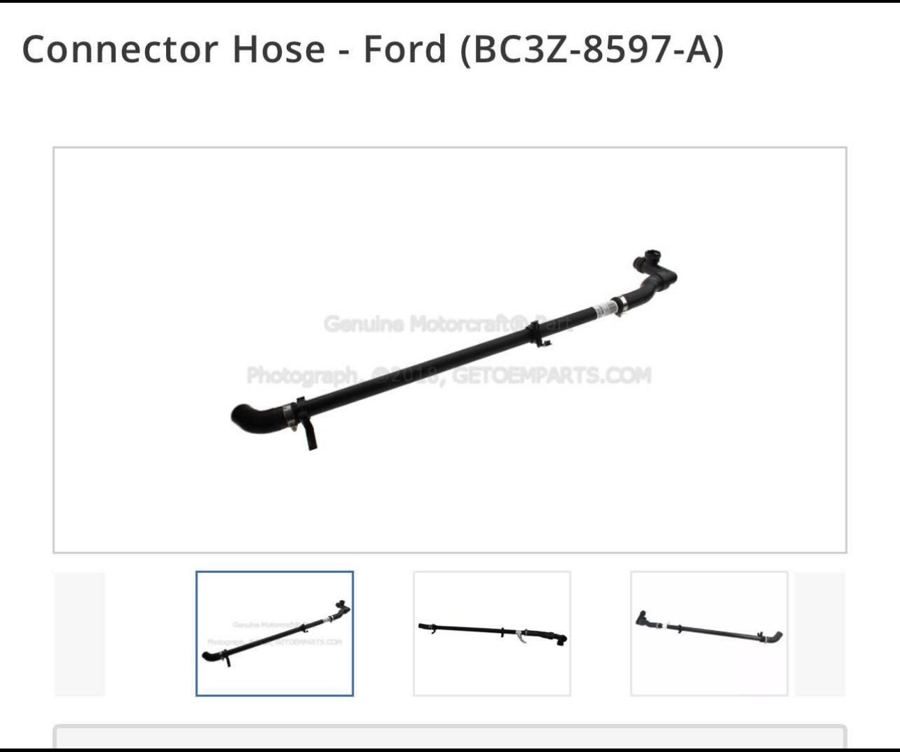 2011-16 Ford OEM Parts-Hoses