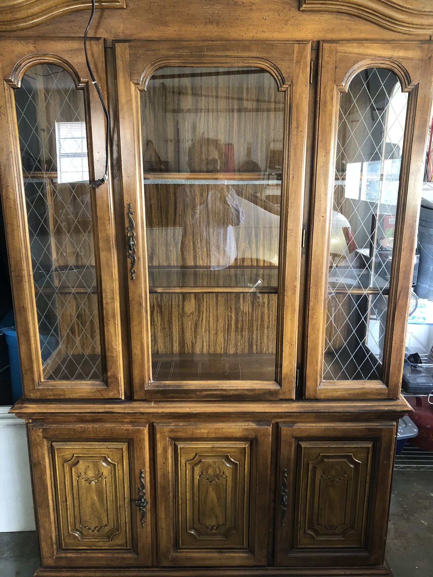 Lighted China Cabinet 