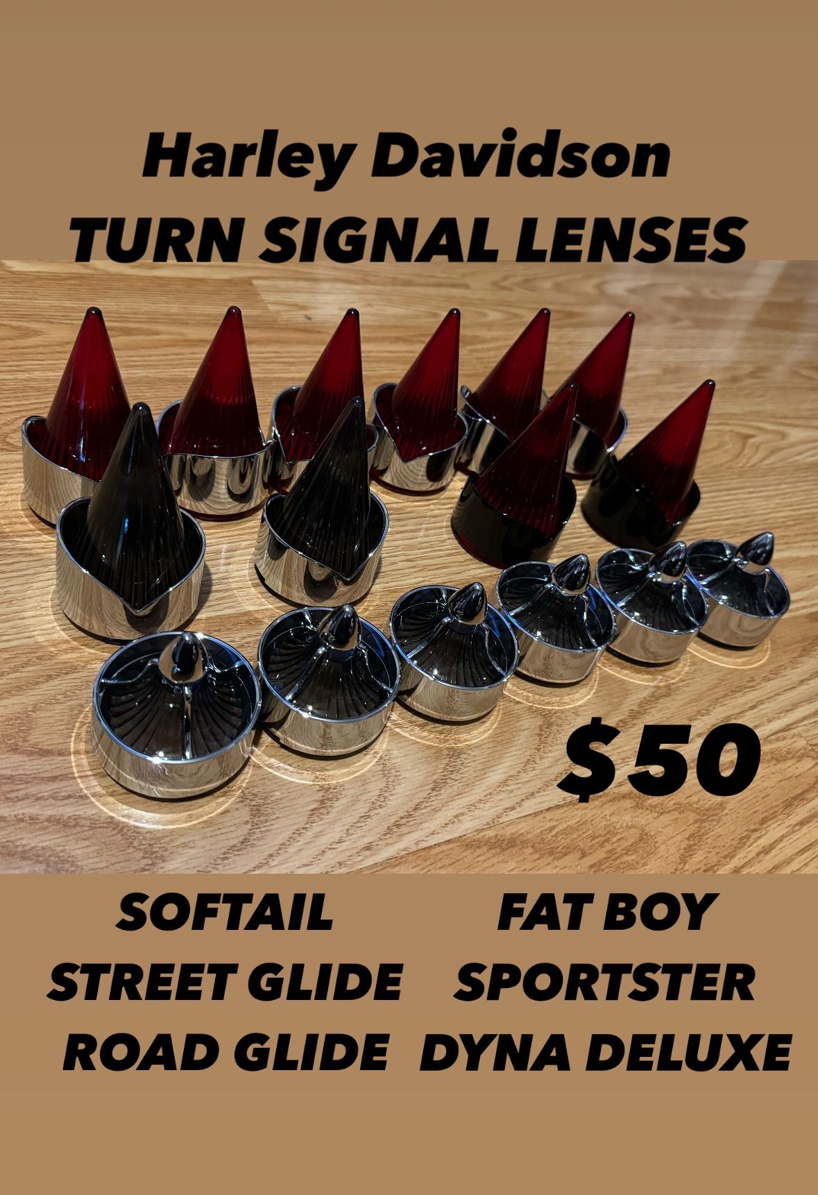 Harley Turn Signal Lenses 