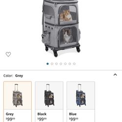 Double-Compartment Pet Carrier