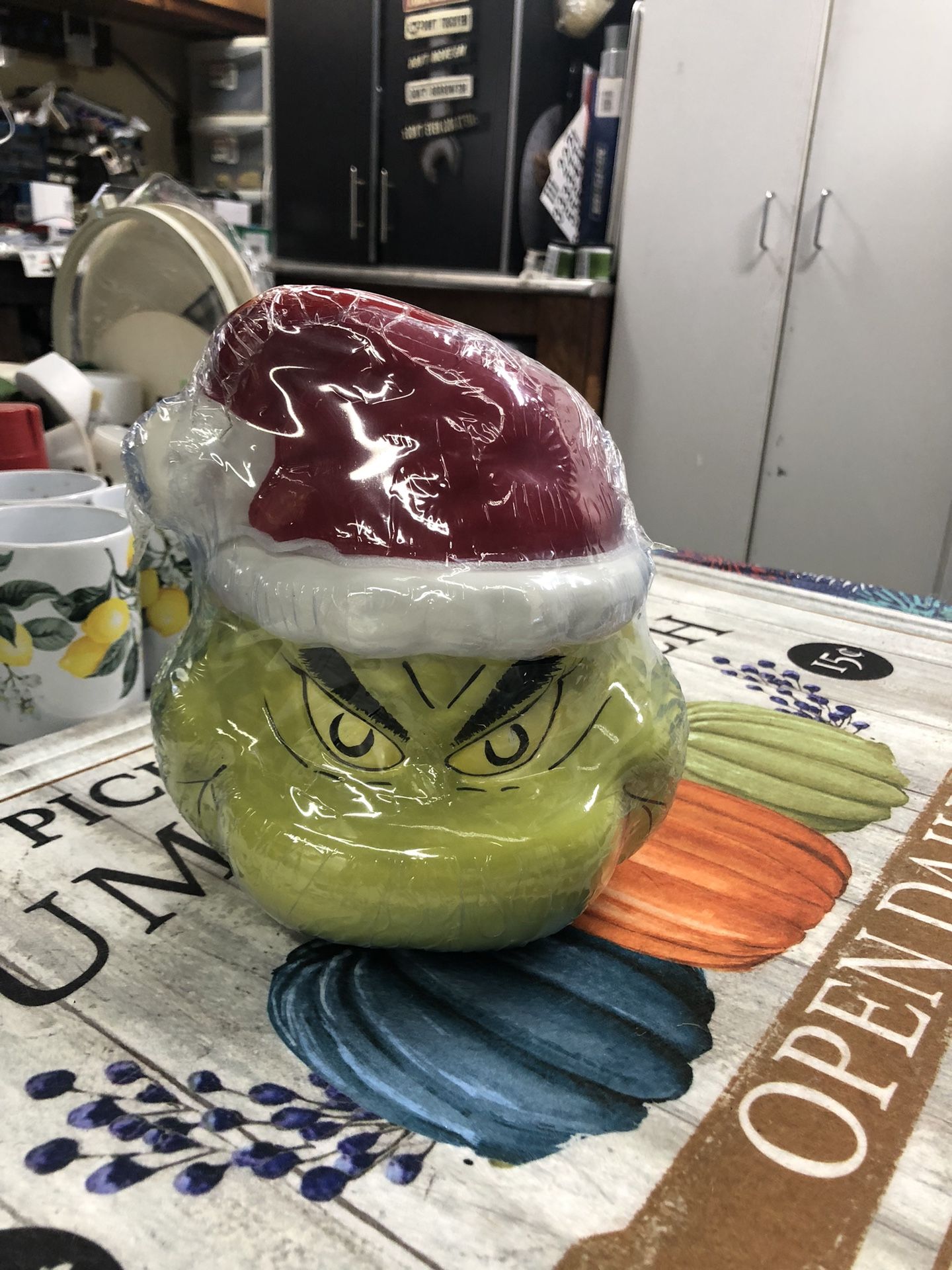 Brand New Grinch Cookie Jar
