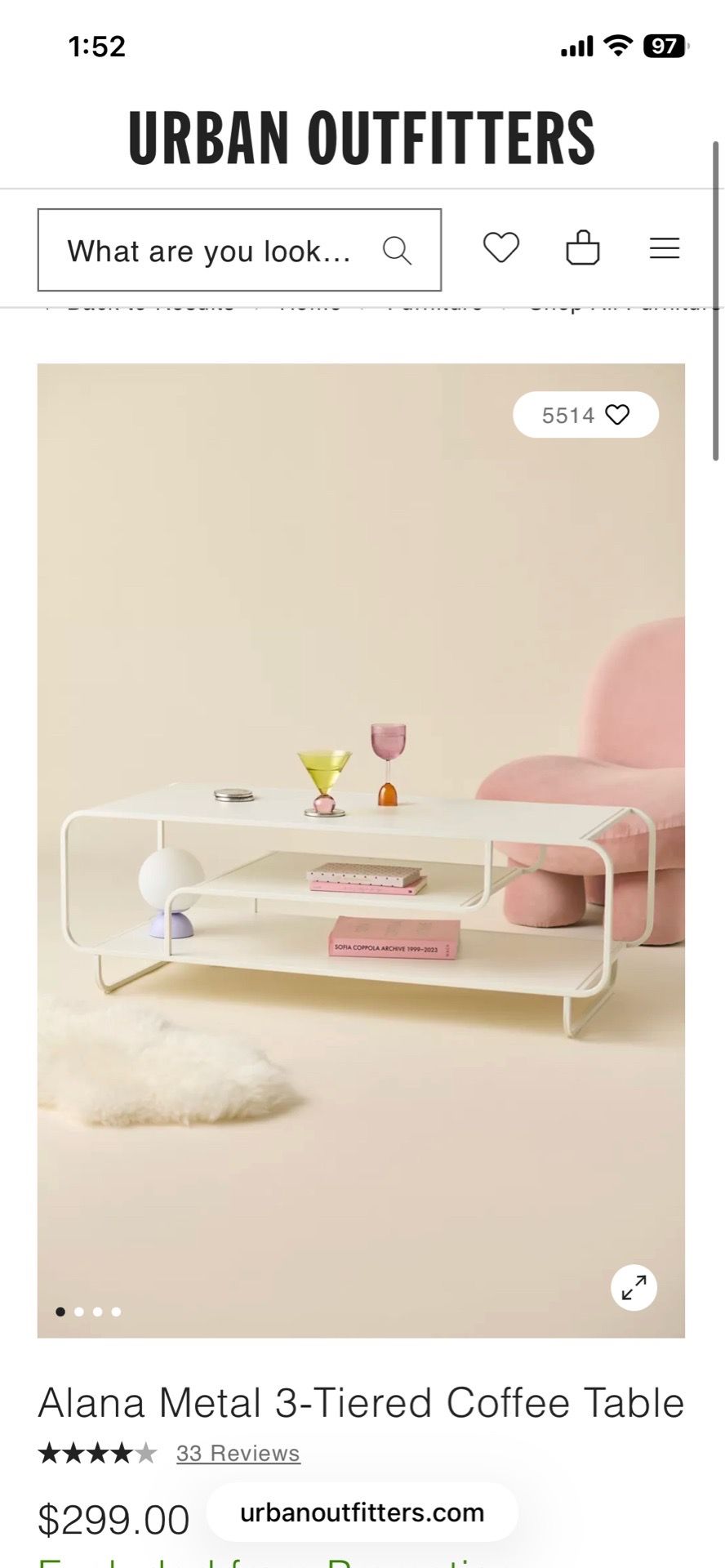 Urban Outfitters Coffee Tables