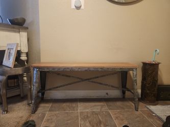 Bench metal/wood