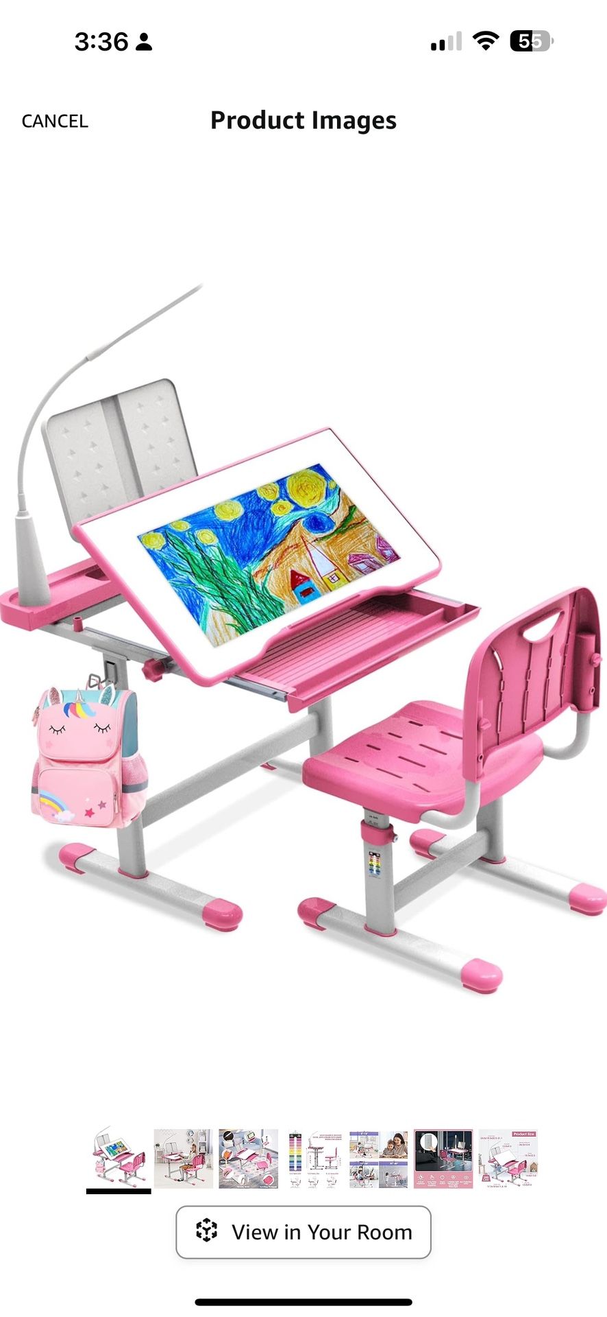 Kids Desk & Chair Set