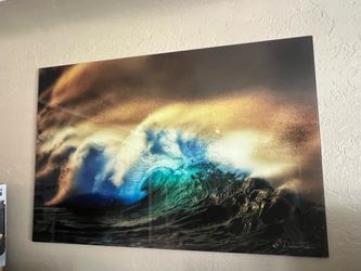Glass wall decor art