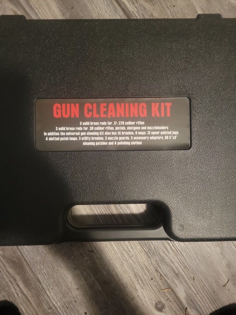 Unused gun cleaning kit