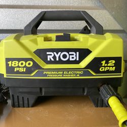 Ryobi 1800psi Pressure Washer . Like New Complete 