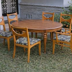 Dining Table with 6 Chairs & Cover