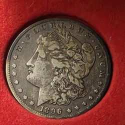 1896 O Morgan SILVER Dollar 