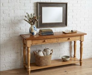 🔥SOLID WOOD CONSOLE TABLE ✨✨ QUALITY AT A BUDGET-FRIENDLY PRICE! 🔥