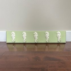 Wall Hook Rack Seahorses Beach