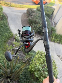 10’ surf rod with 6000 reel