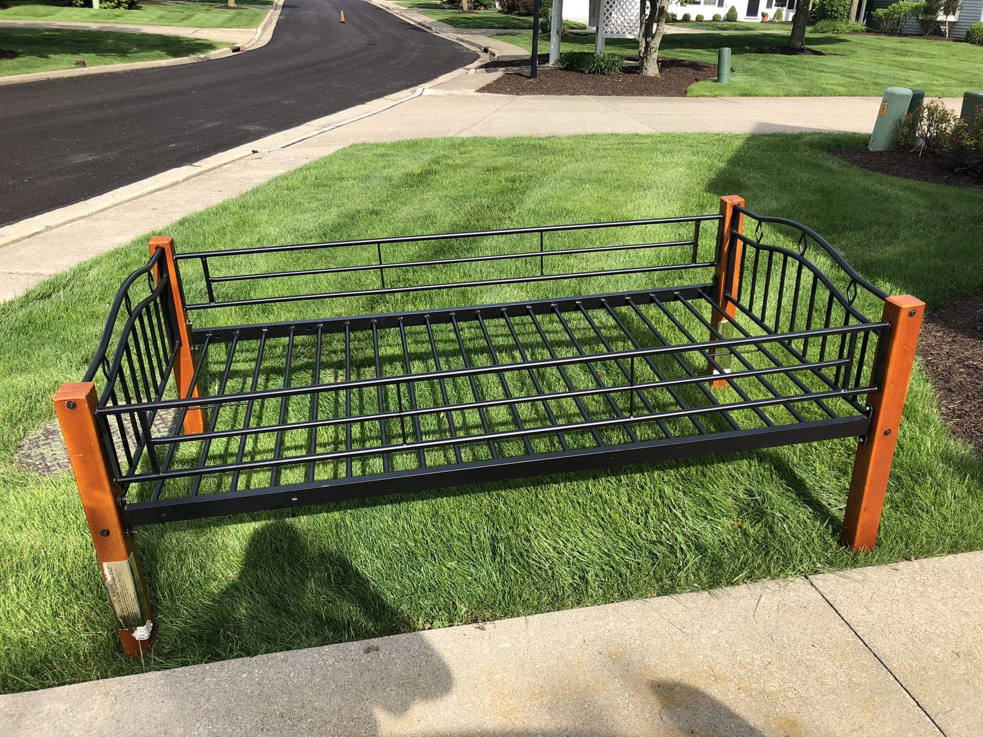 Sturdy twin bed frame