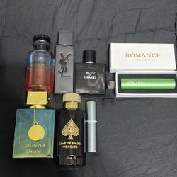 Assortment Of Various Niche Colognes