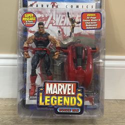 Marvel Legends Wonder Man Super Poseable W/ Yellowjacket Legendary Rider Series