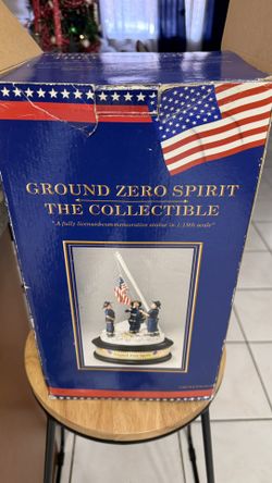 NIB 2002 Ground Zero Spirit Collectible 1:18 Scale Commemorative statue 091101