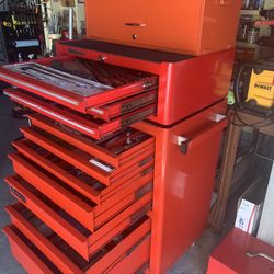 Snap On 4-Pc Tool boxes With Keys And Tools 