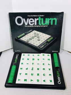 Vintage 1993 Pressman Overturn Board Game