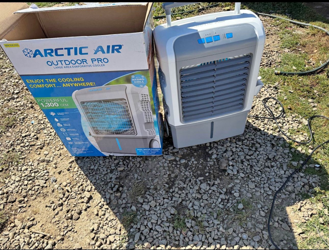 ARCTIC AIR 1300 CFM 3-Speed Settings Portable Evaporative Air Cooler with up to 500 sq. ft. Cooling
