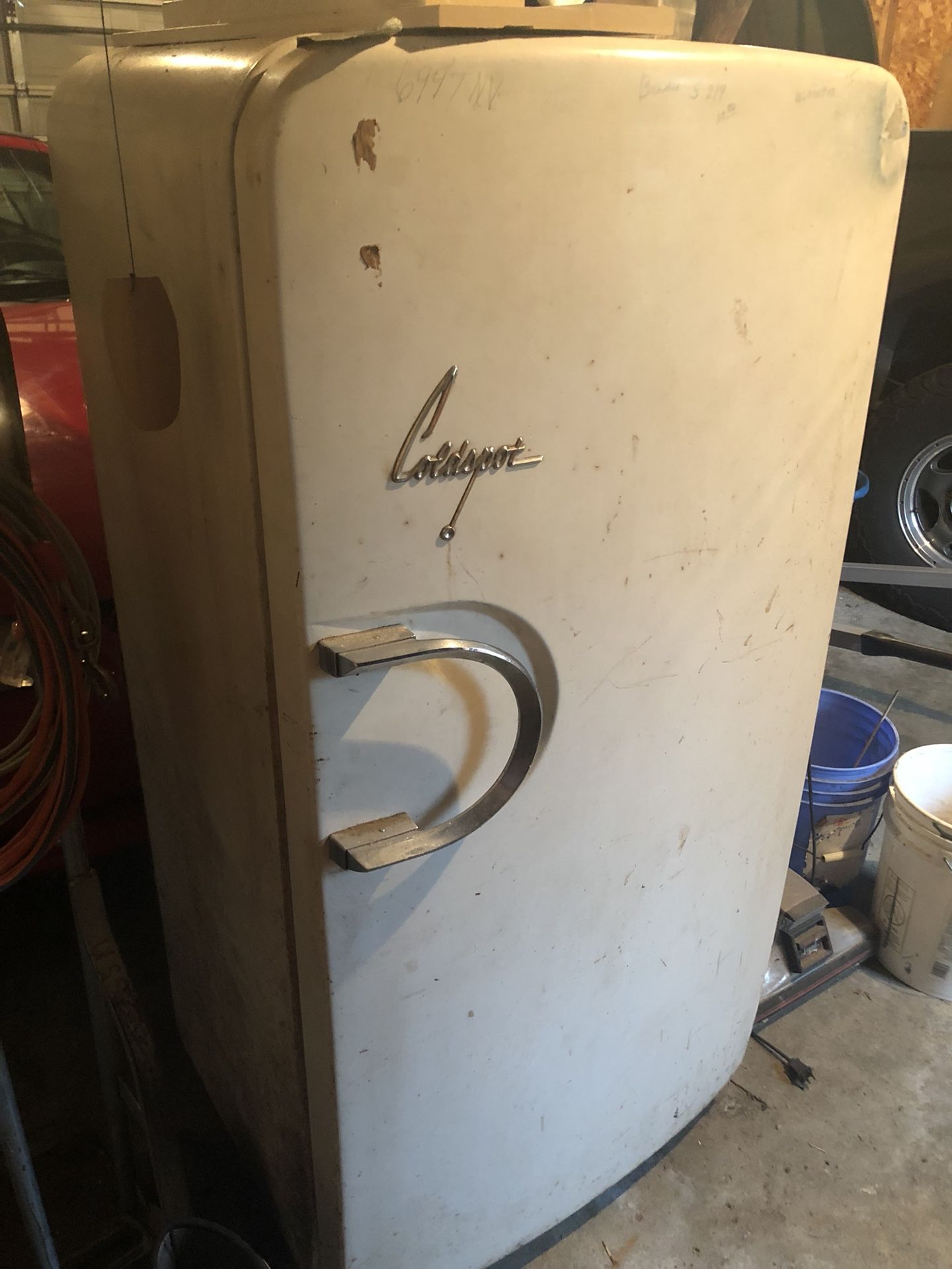 1950’s coldspot refrigerator - vintage