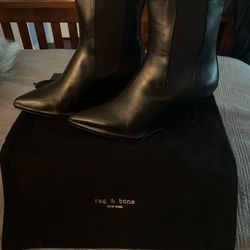 Rag & Bone Eclipse Chelsea Bootie. 9.5 Black