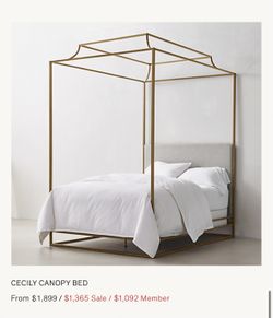 Bed Frame And Mattress From RH