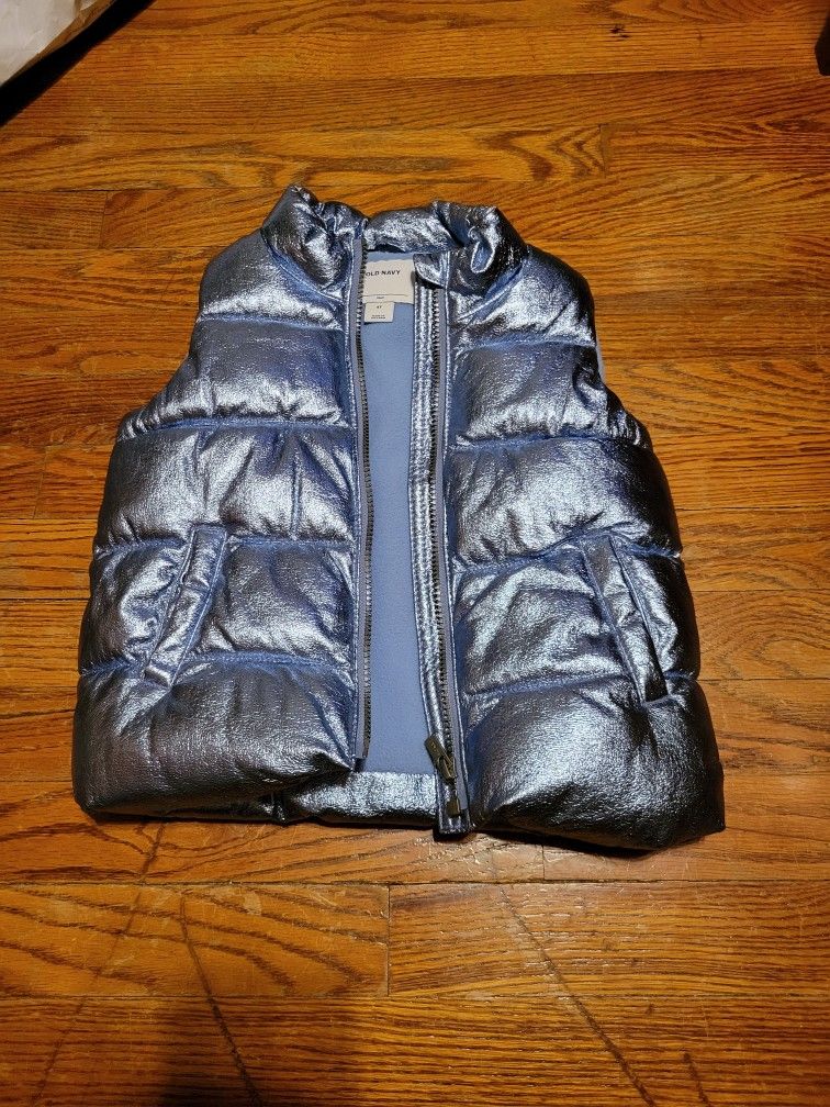 Girls Metallic Vest