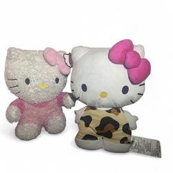 2 big hello kitty plushies 
