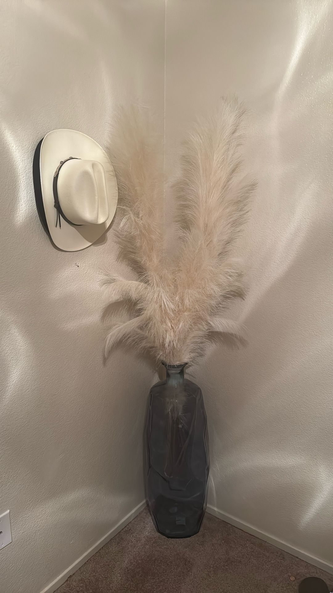 Vase With Pampas Grass