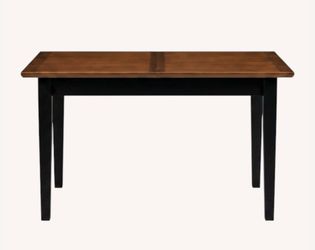Wood crate and barrel dining table