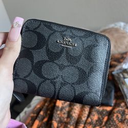 small coach wallet