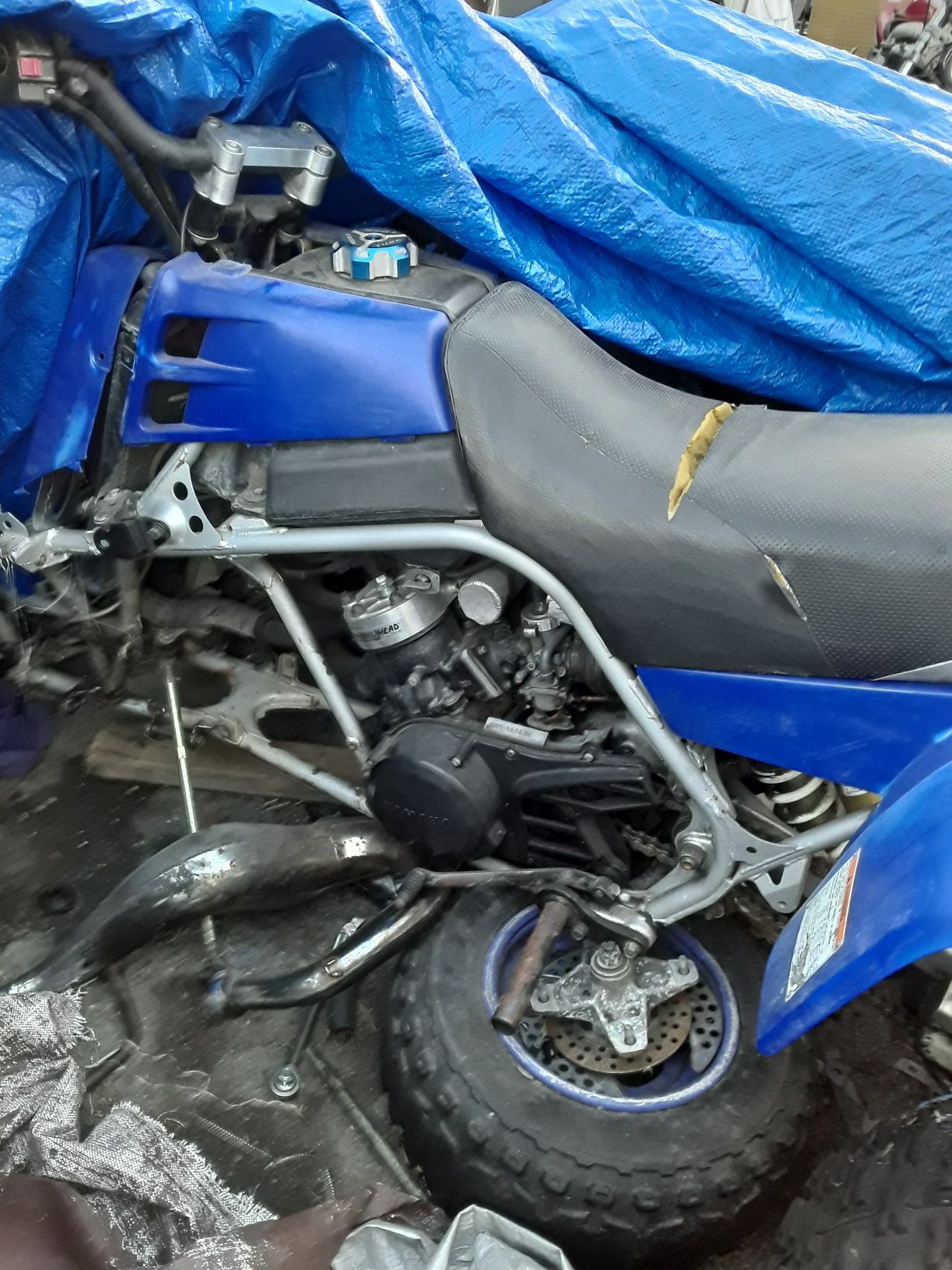 2000 yamaha banshee needs front end frame stre>ghtning