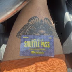 Coachella weekend 1 Shuttle pass
