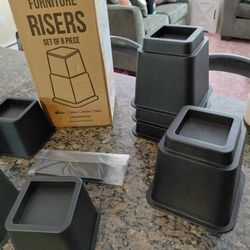 Set Of 8 Furniture Risers