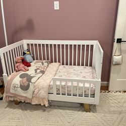 Baby Crib With Additional Rail For Sale!