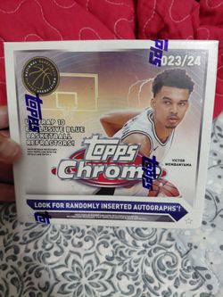 2023/24 Topps Chrome Basketball mega Box