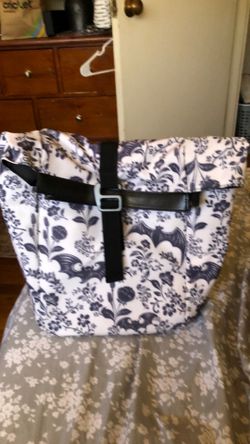 Goth Bat lunch bag