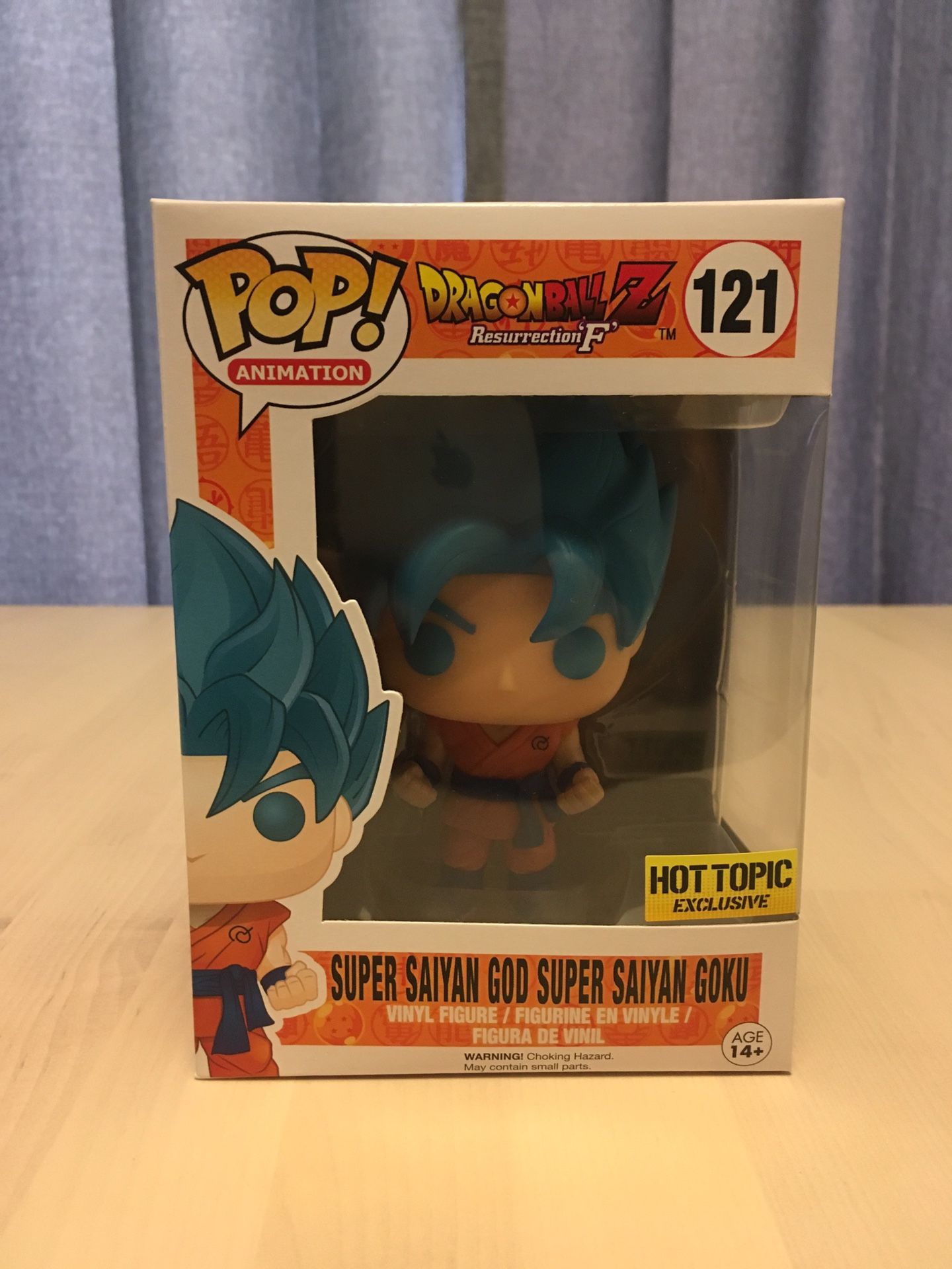 Funko Pop! - Animation - Dragon Ball Z - Super Saiyan God Super Saiyan Goku - Hot Topic Exclusive- #121