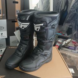 Fly Racing Maverik MX Boots Black Size 11