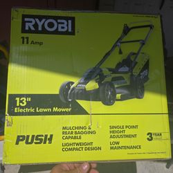 Ryobi 11 amp 13 inch electric mower