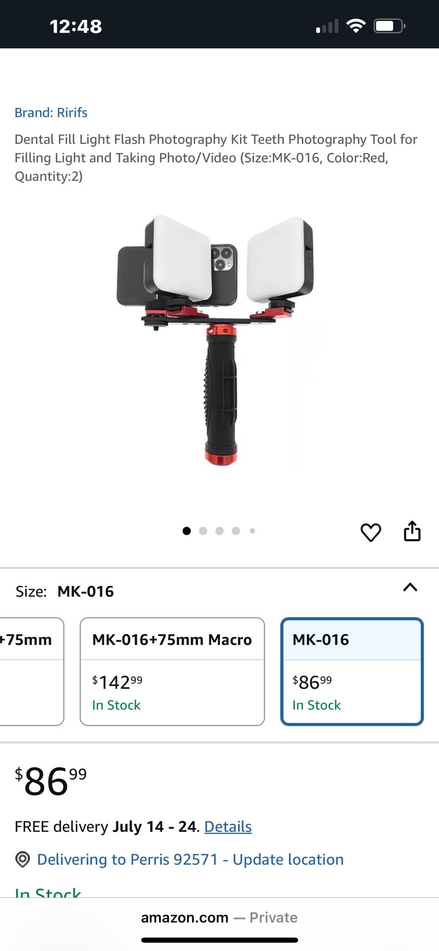 Mk016 Mobile photography fill light 
