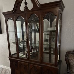 Wooden China Cabinet / Hutch 