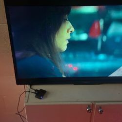 Tv / Roku / Cabinet 