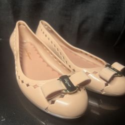 Ferragamo Women's Vara Jelly Bow Ballet Flats