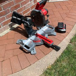 Craftsman Cordless Miter Saw Like New