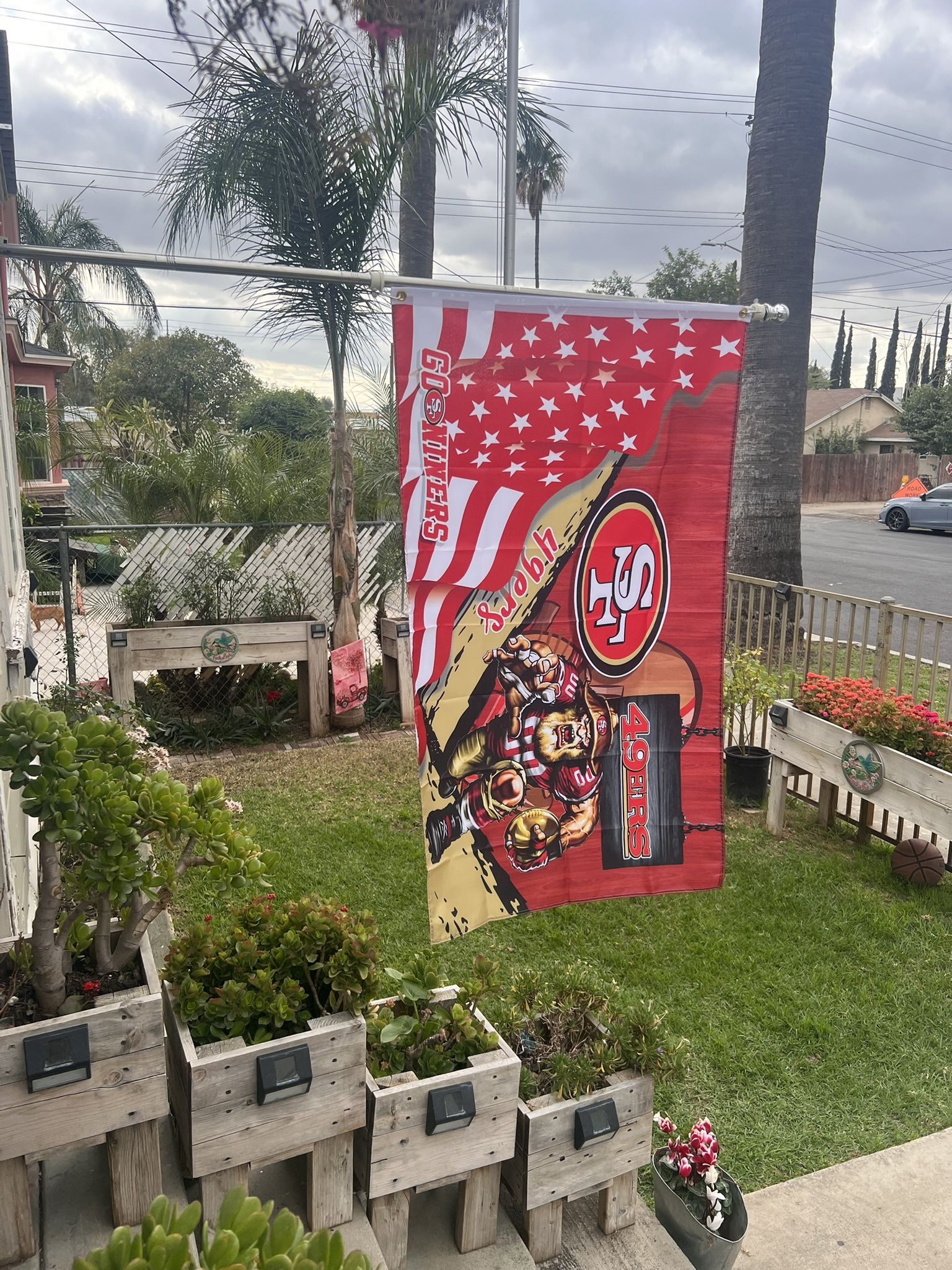 49ers Flag Size 3ftx5ft