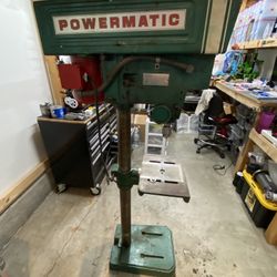 PowerMatic 110/220v Old iron USA Drill press